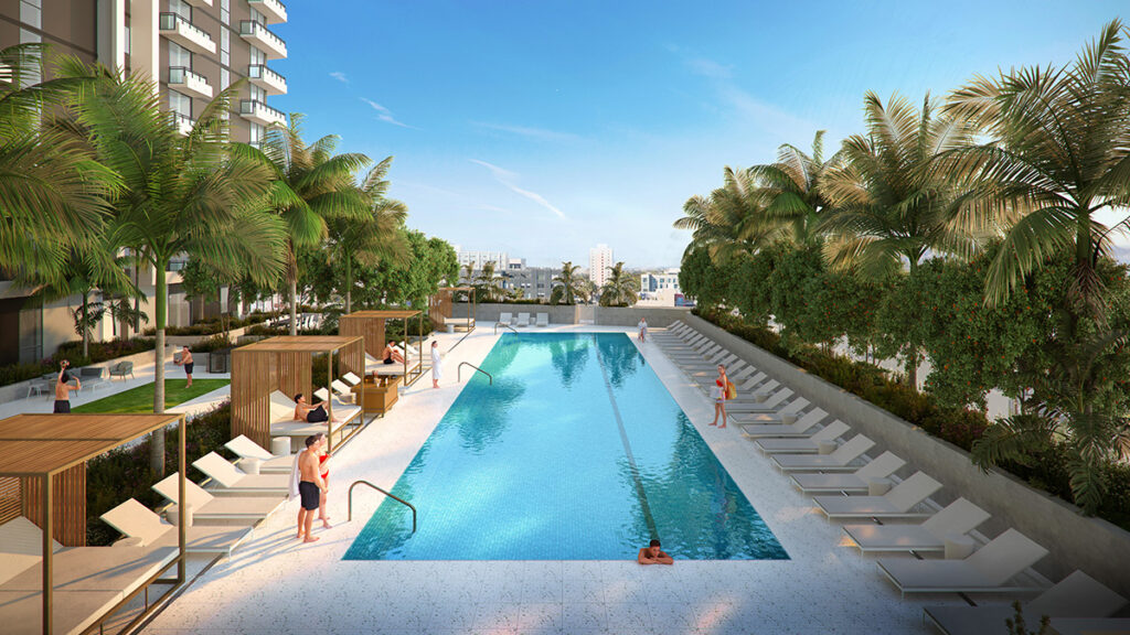 Lumiere | West Palm Beach, FL.
22 stories, 204 units,
368,240 SF
