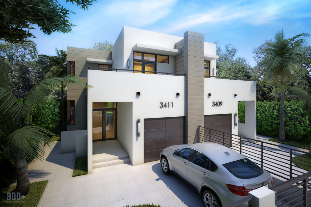 Day Avenue | Coconut Grove, FL.
Dwelling Units: 2
3,041 total area per unit