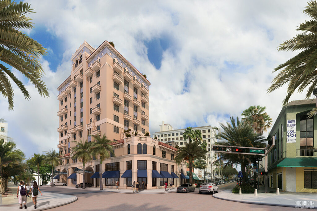 Clematis Hotel | West Palm Beach, FL.
10 stories, 96 rooms
76,542 SF